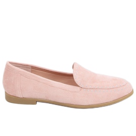 Mocassini con borchie rosa 4322 Pink