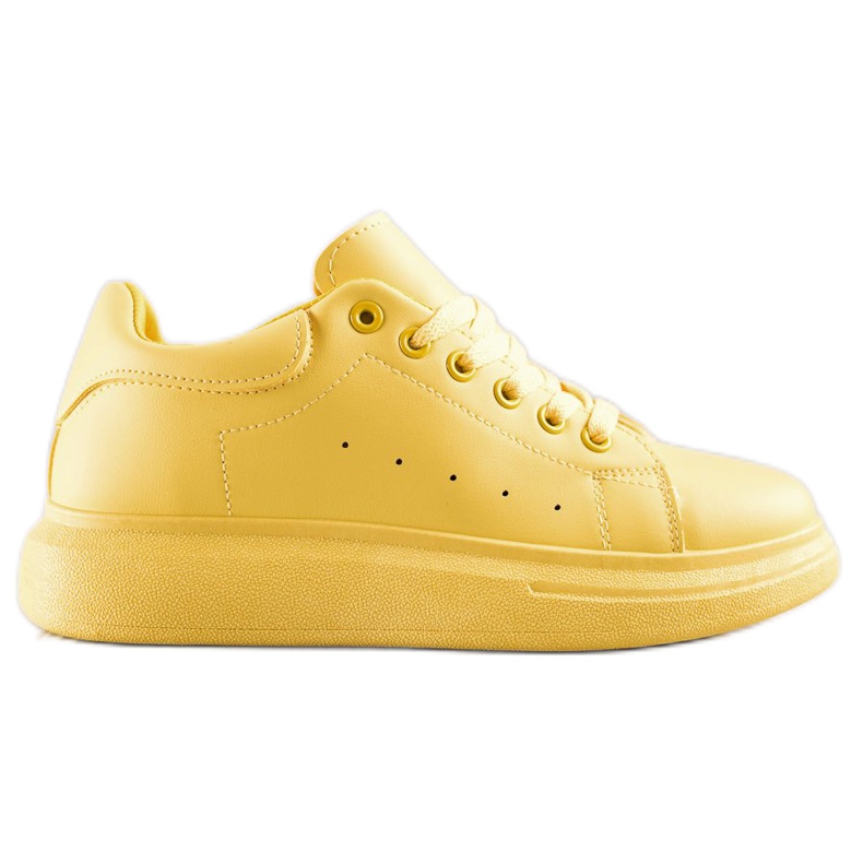 SHELOVET Sneakers gialle sulla piattaforma giallo
