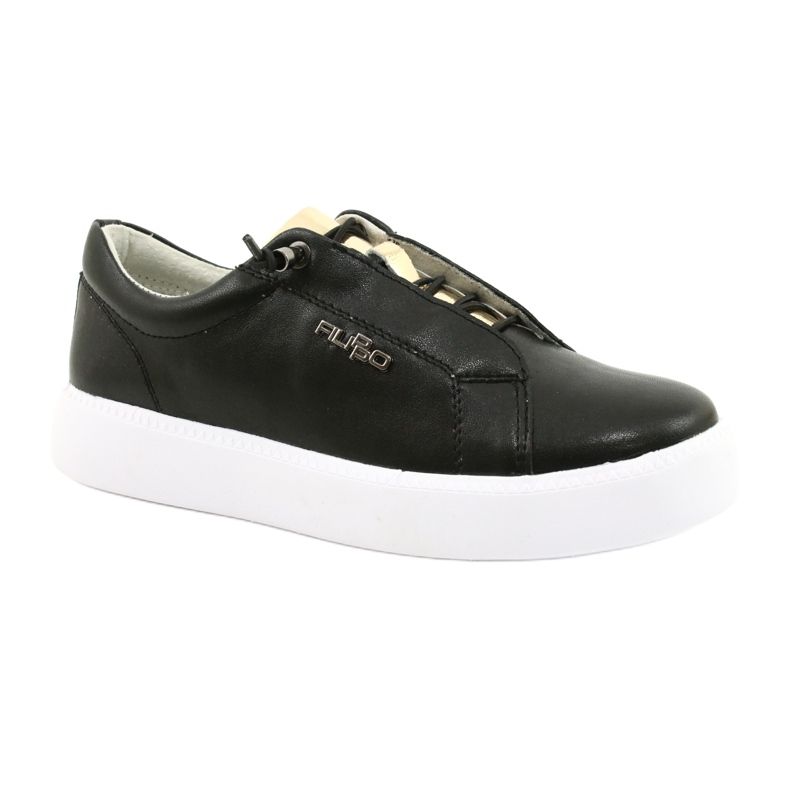 Filippo Eleganti sneakers in pelle nera DP2041/21 BK Nero