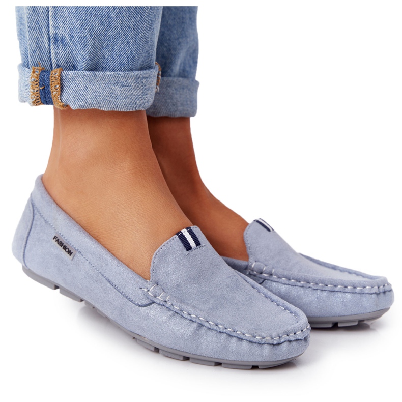 PH1 Mocassini Donna San Marino Blu Scamosciato