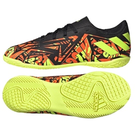 Scarpe da calcio Adidas Nemeziz Messi.4 In Jr FW7310 nero, giallo, arancione arancia