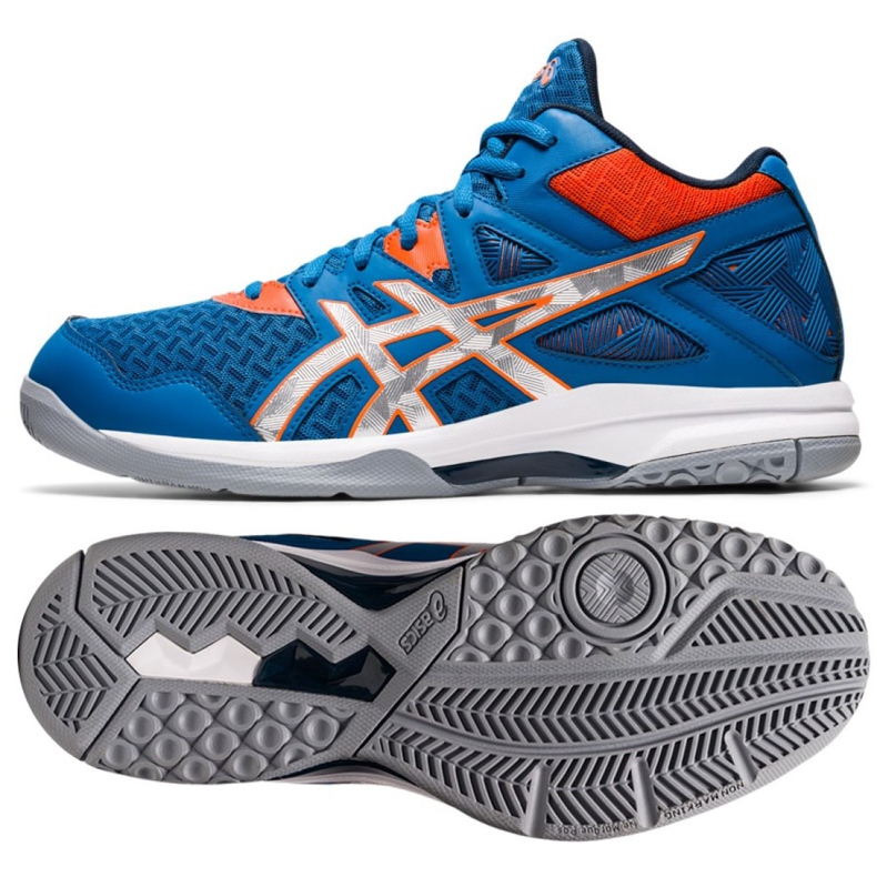 Asics GEL-TASK Mt 2 M 1071A036 400 scarpe da pallavolo multicolore blu