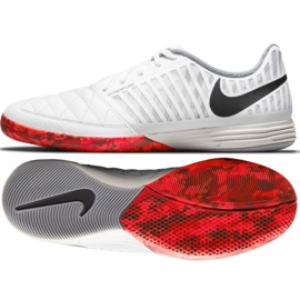 Nike Lunargato Ii M 580456 106 scarpe da calcio bianca bianca