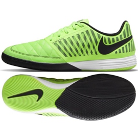 Nike Lunar Gato Ii Ic M 580456 301 scarpe da calcio nero verde verde