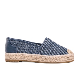 Espadrillas intrecciate Carly blu