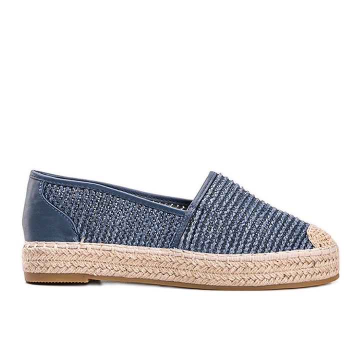 Espadrillas intrecciate Carly blu