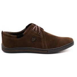 Polbut Scarpe in pelle per uomo 343 camoscio marrone