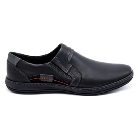 Olivier Mocassini uomo in pelle 520 nero