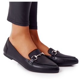 Mocassini da donna Sergio Leone MK733 Nero