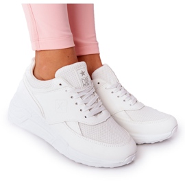 NEWS Sneakers con zeppa da donna bianche Avery bianco