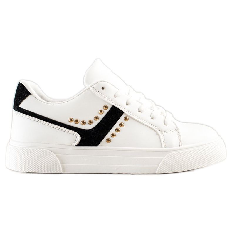SHELOVET Scarpe sportive bianche casual bianca