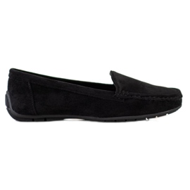 SHELOVET Mocassini in pelle scamosciata neri nero
