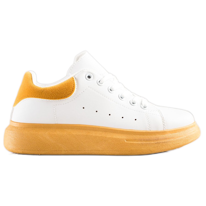 SHELOVET Sneakers Sulla Piattaforma Gialla bianca giallo