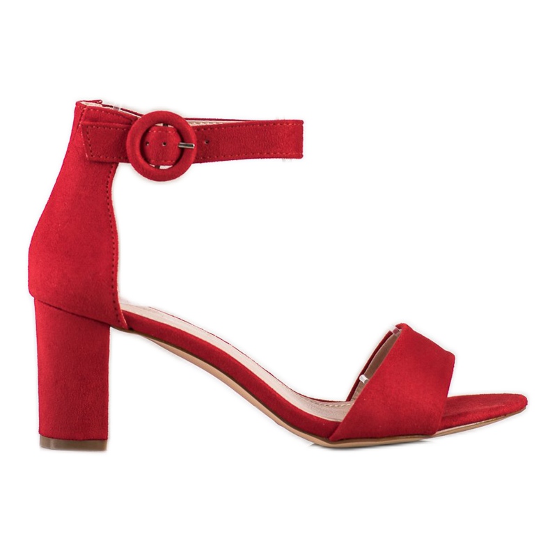 Evento Sandali classici con tacco alto rosso