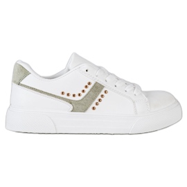 SHELOVET Scarpe sportive bianche casual bianca
