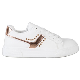 SHELOVET Scarpe sportive bianche casual bianco