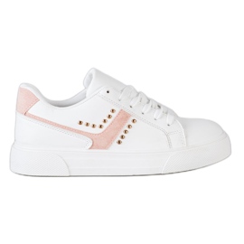SHELOVET Scarpe sportive bianche casual bianca