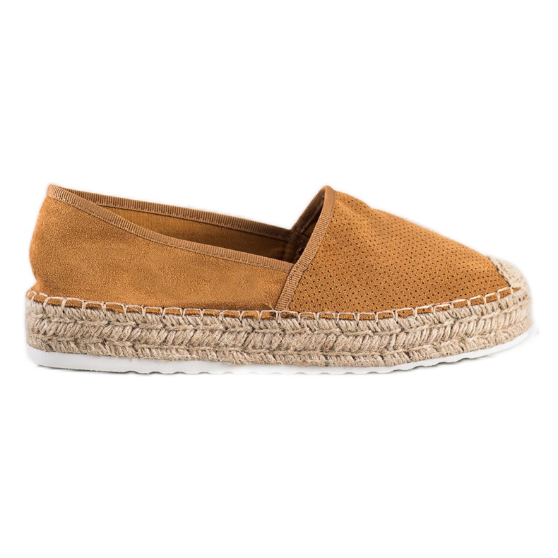 Seastar Espadrillas traforate con pelle scamosciata marrone