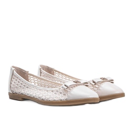Ballerine traforate Kaley beige