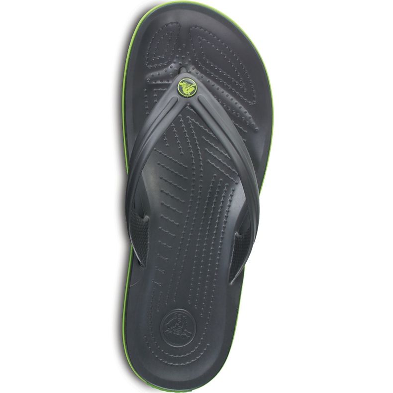 Pantofole Crocs Crocband Flip verde grafite 11033 OA1 multicolore
