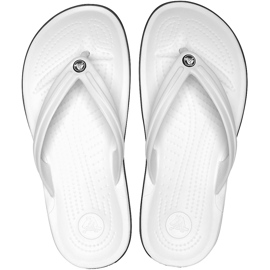 Pantofole Crocs Crocband Flip bianco 11033 100