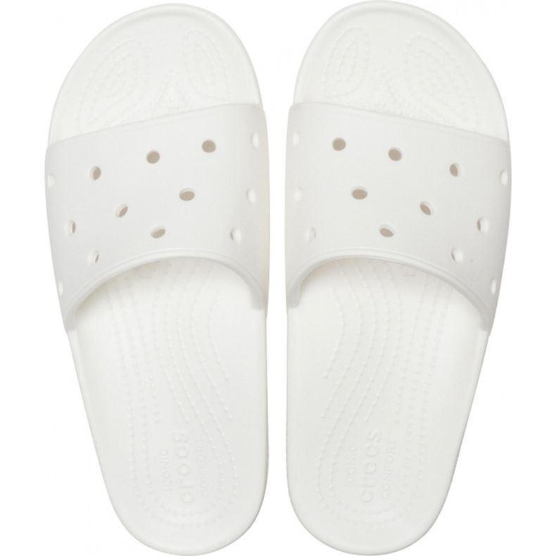 Pantofole da donna Crocs Classic Slide bianco 206121 100 bianca