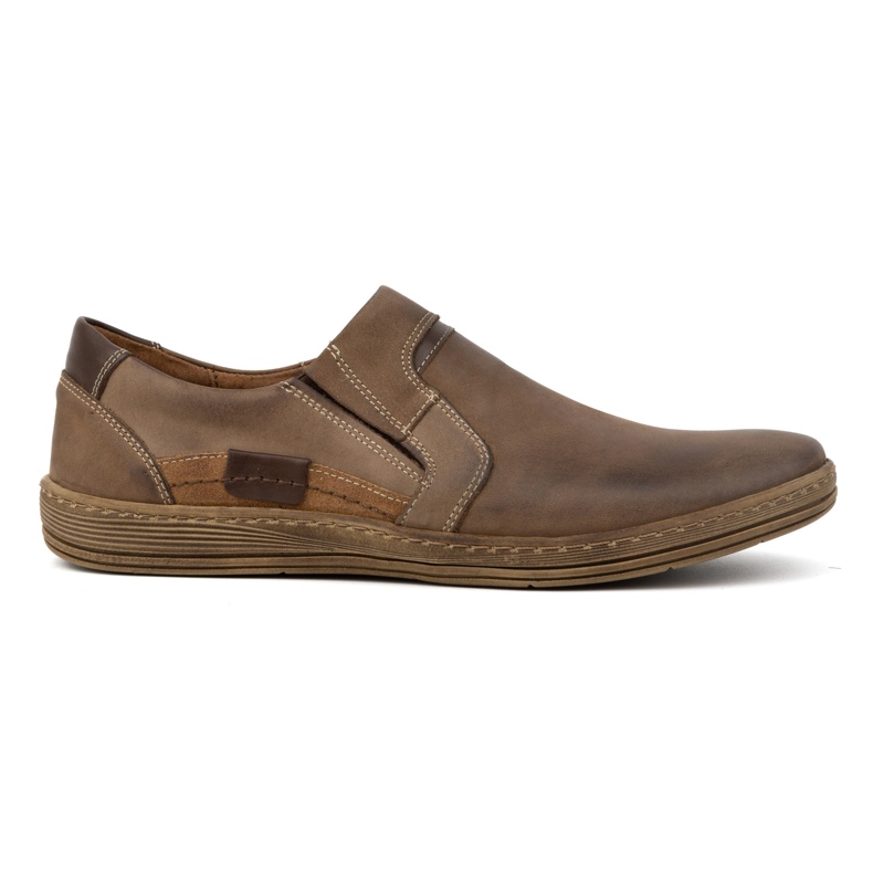 Olivier Mocassini uomo in pelle 520 marrone