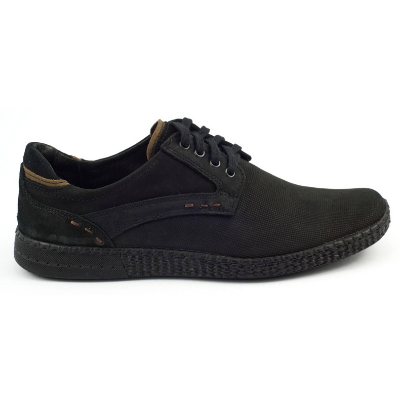 KOMODO Scarpe casual da uomo 848 nere marrone nero