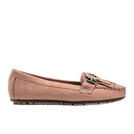 Mocassino Maia in ecopelle rosa