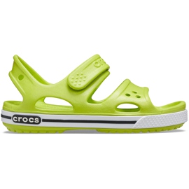 Sandali Crocs per bambini Crocband Ii Sandalo lime-nero 14854 3T3 verde