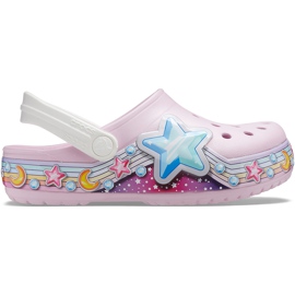 Crocs for kids Zoccolo Fl Star Band rosa 207075 6GD