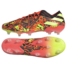 Scarpe da calcio Adidas Nemeziz Messi.1 Fg M FW7323 blu navy, multicolore multicolore