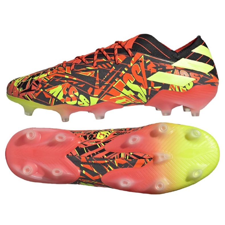 Scarpe da calcio Adidas Nemeziz Messi.1 Fg M FW7323 blu navy, multicolore multicolore