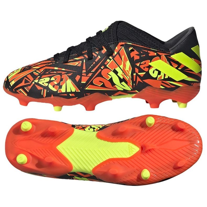 Scarpe da calcio Adidas Nemeziz Messi.3 Fg Jr FW7315 multicolore multicolore