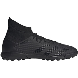 Scarpe da calcio adidas Predator 20.3 Tf nere EE9577 nero