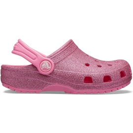 Crocs kids Classic Glitter Zoccolo rosa 205441 669