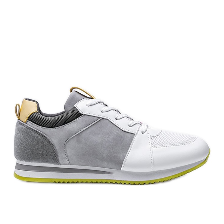 Scarpa sportiva Elaine in ecopelle bianca