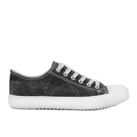 Sneakers Cora nere lucide nero