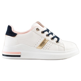 SHELOVET Scarpe da ginnastica sportive bianco