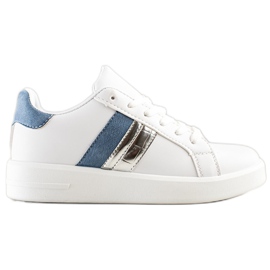 SHELOVET Scarpe da ginnastica bianche casual bianca