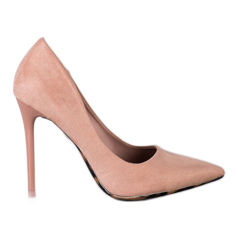 Diamantique Tacchi sexy in pelle scamosciata rosa
