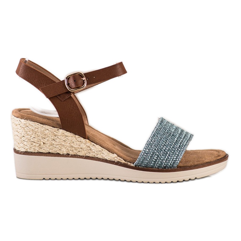 Evento Sandali Intrecciati Leggeri Best Seller marrone blu