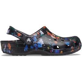 Crocs Classic Printed Floral Zoccolo da donna color nero 206376 0C4 multicolore