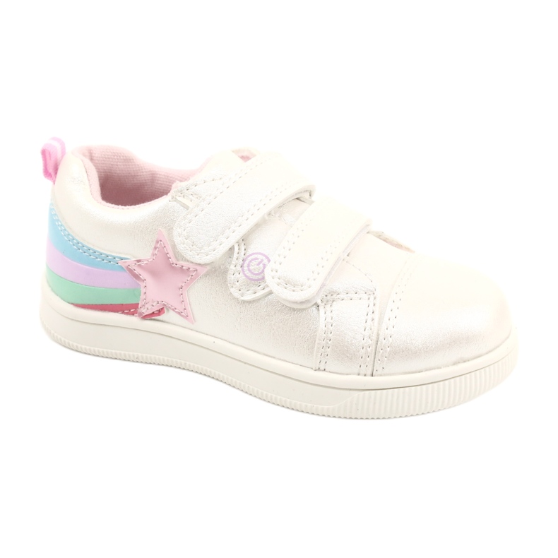 Evento Scarpe sportive per ragazze con una stella 21dz23-3904 bianca