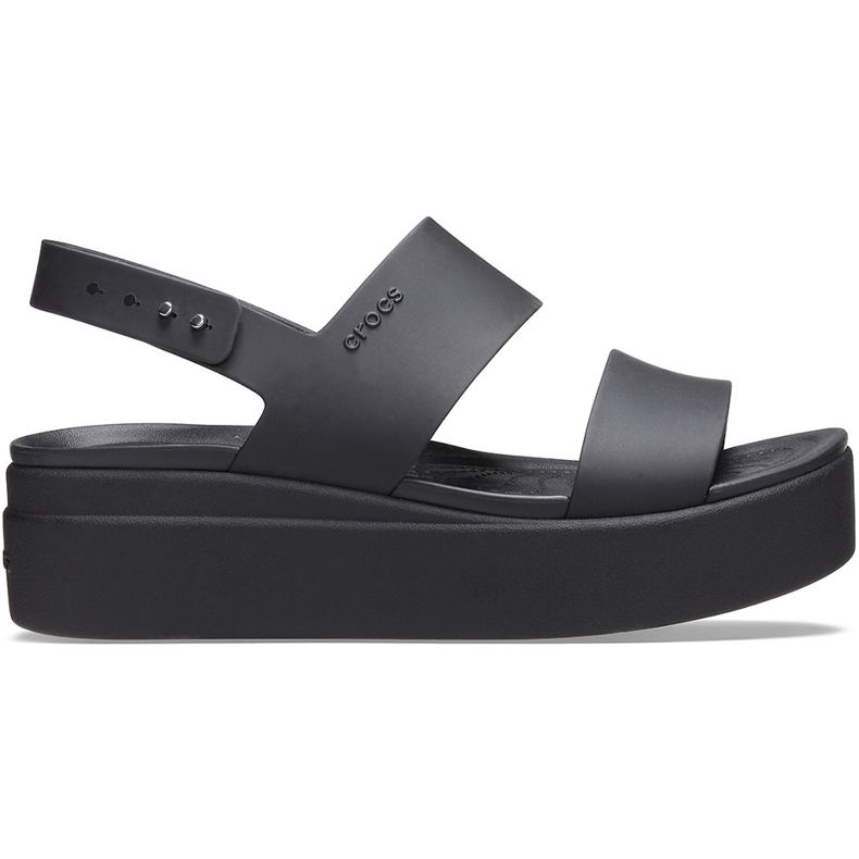 Crocs sandali da donna Brooklyn Low Wedge nero 206453 060