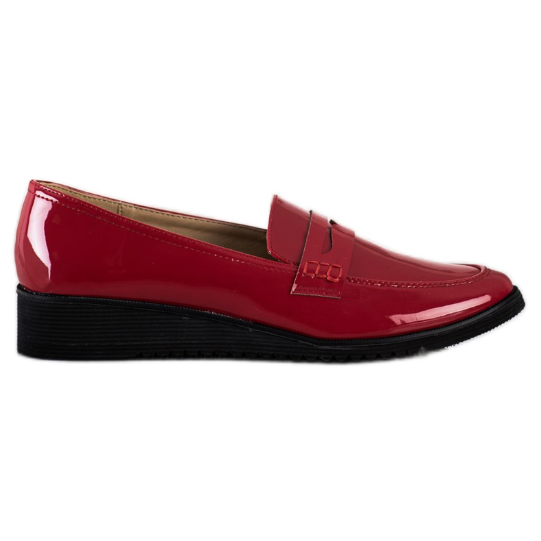 Goodin Eleganti mocassini bordeaux rosso