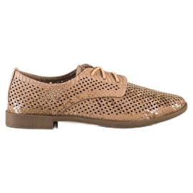 SHELOVET Scarpe traforate per la primavera marrone multicolore