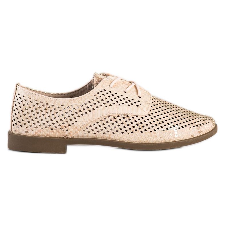 SHELOVET Scarpe traforate per la primavera beige