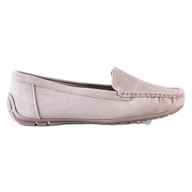 SHELOVET Mocassini Grigi Con Camoscio grigio