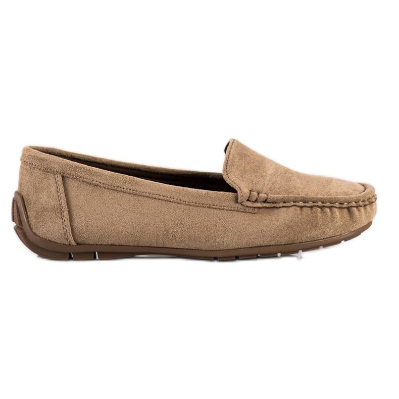 SHELOVET Mocassini Beige Con Camoscio
